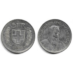 (40a.4) Suiza. 1998B. 5 Francs (MBC+)