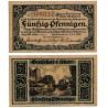 Hannover. 1921. 50 Pfennig (MBC+) Rotura grande por el centro