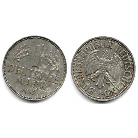 (110) Alemania. 1957(J). 1 Mark (MBC)