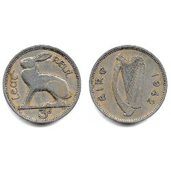 (12a) Irlanda. 1942. 3 Pence (MBC)