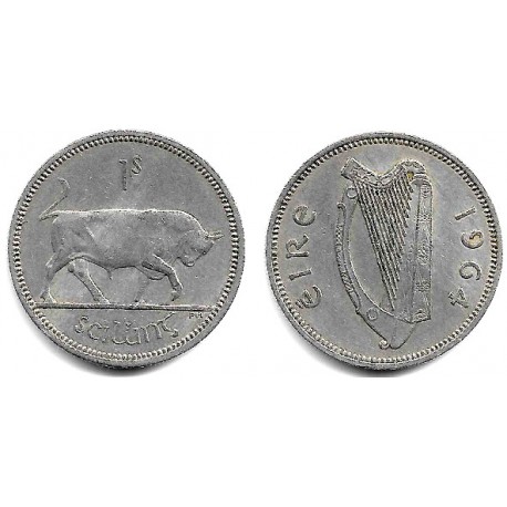 (14a) Irlanda. 1964. 1 Shilling (MBC)