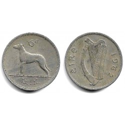 (13a) Irlanda. 1962. 6 Pence (MBC)