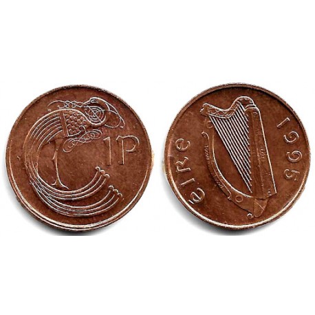 (20a) Irlanda. 1995. 1 Penny (EBC)