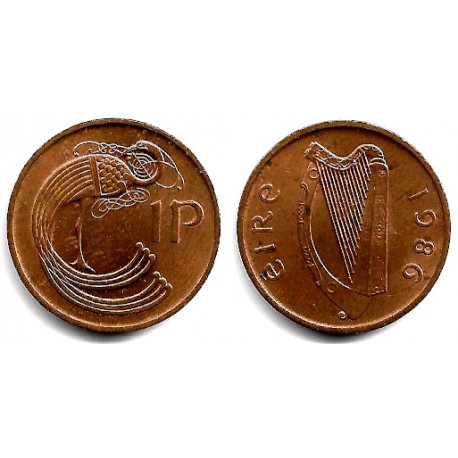 (20) Irlanda. 1986. 1 Penny (EBC)