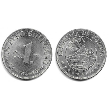 (192) Bolivia. 1974. 1 Peso (MBC)