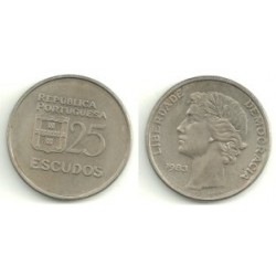 (607a) Portugal. 1983. 25 Escudos (SC)