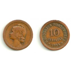 (573) Portugal. 1924. 10 Centavos (MBC)