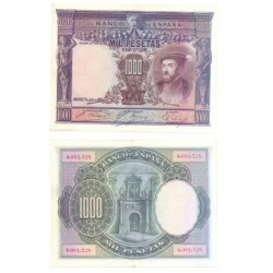 [1925] Billete de 1000 Pesetas (MBC). Sin Serie.