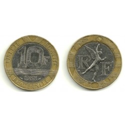 (964.1) Francia. 1988. 10 Francs (MBC)