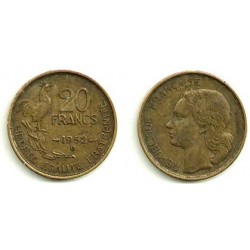 (917.2) Francia. 1952(B). 20 Francs (MBC)