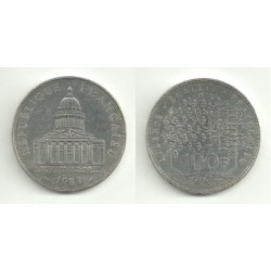 (951.1) Francia. 1983. 100 Francs (EBC) (Plata)