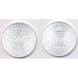 (951.1) Francia. 1982. 100 Francs (SC) (Plata)