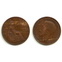 (810) Gran Bretaña. 1920. 1 Penny (RC)