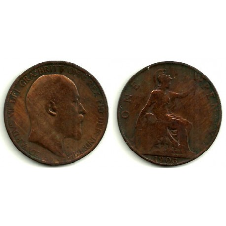 (794.2) Gran Bretaña. 1903. 1 Penny (RC)