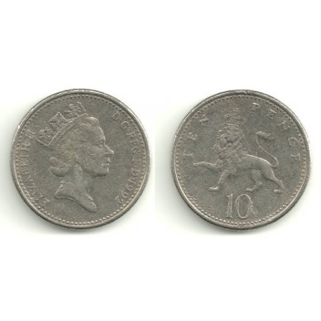 (938b) Gran Bretaña. 1992. 10 Pence (BC)