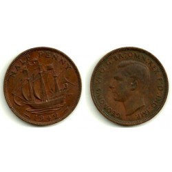 (844) Gran Bretaña. 1942. Half Penny (MBC)