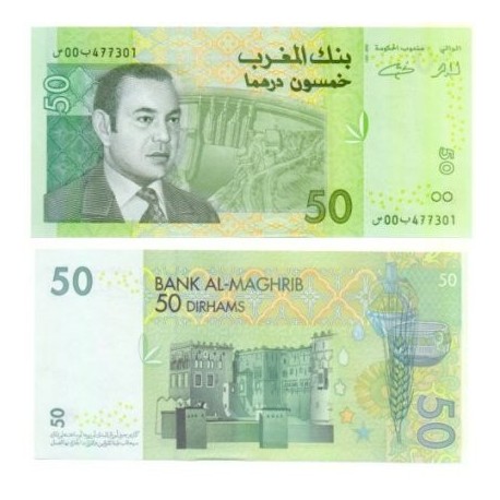 (69a) Marruecos. 2002. 50 Dirham (SC)