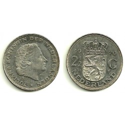 (191) Países Bajos. 1970. 2 ½ Gulden (MBC)