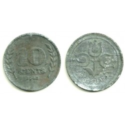 (173) Países Bajos. 1942. 10 Cents (MBC)