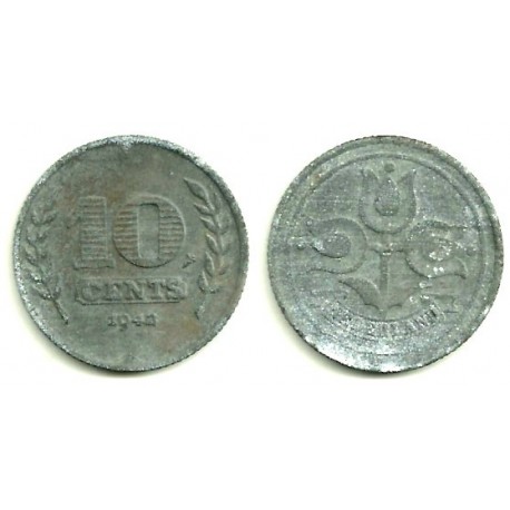 (173) Países Bajos. 1942. 10 Cents (MBC)