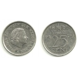 (183) Países Bajos. 1979. 25 Cents (MBC)